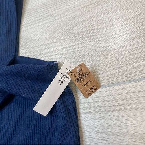 Pink Victoria's Secret Navy Blue Square Neck Active Dress Skort Size XXL New - Picture 6 of 16